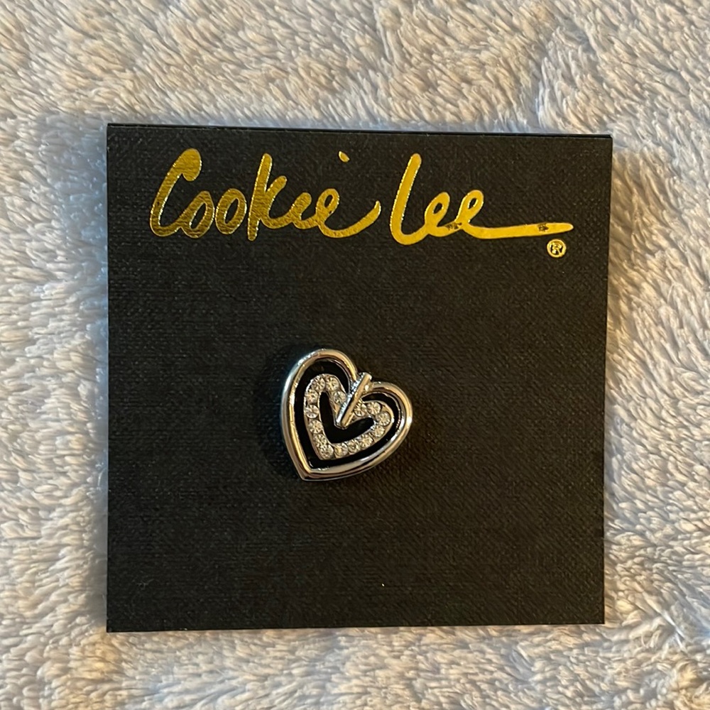 Double Heart Pin